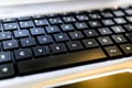 Close Up Soft Focus Detail Of Personal Computer Keyboard Royalty Free Stock Photo