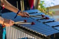 Glockenspiel at traditional music event