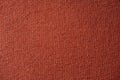 Close-Up of Soft Rust-Colored Knitted Fabric Surface Royalty Free Stock Photo