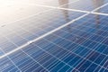 Close up solar cell panels Royalty Free Stock Photo