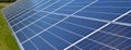 Close up of solar energy panels. Royalty Free Stock Photo