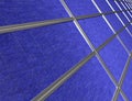 Close up of solar panel array Royalty Free Stock Photo