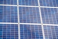 Close up on Solar panel on a red roof Royalty Free Stock Photo