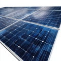 Close-up of solar panel, renewable energy source Royalty Free Stock Photo