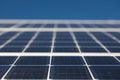 Close-up of solar power cells - environmentally friendly energy. Copy space for text Royalty Free Stock Photo
