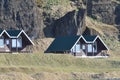 Close up on some Icelandic homes in Vik