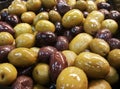 Close up of some spicy Nocellara Etnea olives