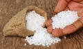 Close up of some Urea Fertilizer Royalty Free Stock Photo