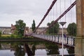 Close up of South Portland Street bridge in Glasgow, Scotland