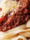 Close up of Spaghetti Bolognaise