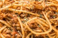 Delicious Spaghetti Bolognese In Detail