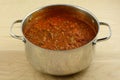 Turkey spaghetti sauce Royalty Free Stock Photo