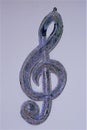 Glittering Treble Clef