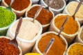 Close-Up Of Spices on a Market