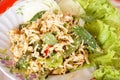 Spicy minced chicken salad