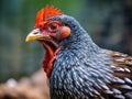 Close up of spurfowl Royalty Free Stock Photo