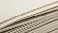 Close up of a stack of beige paper sheets with a textured surface Royalty Free Stock Photo