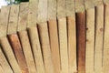 Stack of Wood Planks. Building Materials