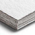 Close-up of a stack of white textured paper Royalty Free Stock Photo