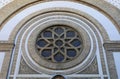Close Up of The Stained Glass Window of Novi Sad Synagogue in Novi Sad, Serbia