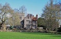 Close up of a Stately home in its magnificent gardens