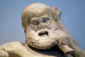 Close up of a statue in the archaeological site of Olympia Royalty Free Stock Photo