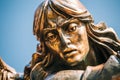 Close up of Statue Of Archangel Michael On Independence Square I Royalty Free Stock Photo