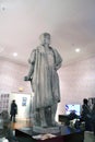 Close up of statue of Christopher Columbus in NYC