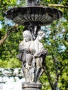 Close-up of statue of a fountain in Zurich city center, Switzerland. Royalty Free Stock Photo