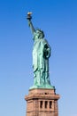 Close up of the statue of liberty, New York City Royalty Free Stock Photo