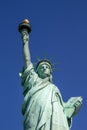 Close up of the statue of liberty, New York City Royalty Free Stock Photo