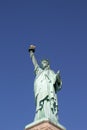 Close up of the statue of liberty, New York City Royalty Free Stock Photo