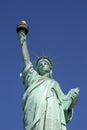 Close up of the statue of liberty, New York City Royalty Free Stock Photo