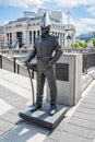 Close up of statue of Lieutenant Colonel Michel d\'Irumberry de Salaberry in Ottawa, Ontario, Canada Royalty Free Stock Photo