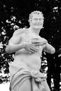 Close-up of the statue of the roman god Fauno