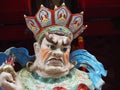 Close up of a statue in the Wong Tai Sin temple in Hong Kong, China