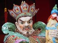 Close up of a statue in the Wong Tai Sin temple in Hong Kong, China