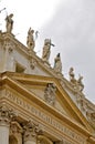 Facade of St. Peter`s Basilica