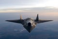 A close up of a Stealth Bomber in flight Royalty Free Stock Photo