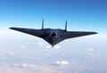 A close up of a Stealth Bomber in flight Royalty Free Stock Photo
