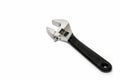 Close up steel monkey wrench on white Royalty Free Stock Photo