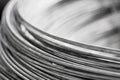 Close up steel wire