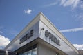 Close up of the Steele logo on the Steele Chev dealer in Dartmouth