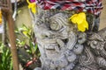 Close up stone Balinese statue Bali ,Indonesia.
