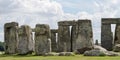 Close-up of Stonehenge monument