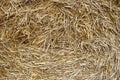 Straw / hay bale background / texture / pattern / wallpaper Royalty Free Stock Photo