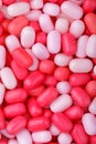 Close up of strawberry flavor breath fresheners