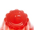 Close up of Strawberry jelly isolated on white background. Royalty Free Stock Photo