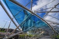 Structure of The helix bridge, Singapore Royalty Free Stock Photo