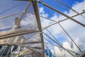 Structure of The helix bridge, Singapore Royalty Free Stock Photo